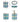 Palazzo Collection Elegant Shower Curtain Set with Coordinating Bathroom Accessories - DecorOfficial