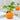 Ceramic Orange Planter - Soleil Decorative Pot - DecorOfficial