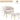Beige Bucket Armchair - Comfortable Living Room Chair with Golden Legs - DecorOfficial