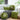 Green Floral Sofa Cushion Pillowcase - Home Decor Square Pillow - DecorOfficial