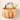 Handcrafted Wooden Basket - French Market Style Artisan Decor - DecorOfficial