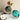 Amber Glass Vase - Decorative Home Accent - DecorOfficial