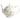Bone China Tea Set: Teapot, Teacup, Saucer, Fruit Plate, Tray, Mugs & Tableware - DecorOfficial
