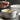 Frosted Ceramic Serving Bowl - Stone Texture Straight Edge Dish - DecorOfficial
