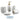 Modern Bath Accessory Set - Menella Collection - DecorOfficial