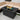 Blue Stone Fire Pit Table - Elegant Outdoor Patio Gathering Table - DecorOfficial
