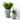 Geometric Face Vase - Modern Nordic Decor نباتات - DecorOfficial