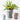 Geometric Face Vase - Modern Nordic Decor نباتات - DecorOfficial