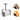 Stainless Steel Sushi Maker Set - Triangle Heart-Shaped Rice Ball Molds - DecorOfficial