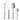 Striped Flatware Set - 4-Piece Dining Utensils - DecorOfficial