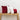 Velvet Christmas Cushion Cover - Festive Decor with Red Bow - DecorOfficial