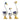 Resin Duck Table Decor Set - American Style Home Accent - DecorOfficial