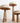 Rustic Solid Wood Mushroom Sculpture - Unique Home Decor Accent - DecorOfficial