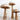 Rustic Solid Wood Mushroom Sculpture - Unique Home Decor Accent - DecorOfficial