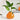 Ceramic Orange Planter - Soleil Decorative Pot - DecorOfficial