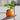 Ceramic Orange Planter - Soleil Decorative Pot - DecorOfficial