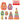Nesting Matryoshka Dolls Set - Colorful Educational Toy for Kids - DecorOfficial