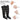 Air compression leg massager boots demonstrating push, knead, press, and pinch massage techniques
