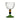 Vintage Ripple Wine Glass - Clear Nordic Short Stem Goblet - DecorOfficial