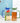 Colored Glass Cups with Straw - Fun Drinkware Set - DecorOfficial