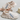 Warm plush indoor slippers with anti-slip thick sole