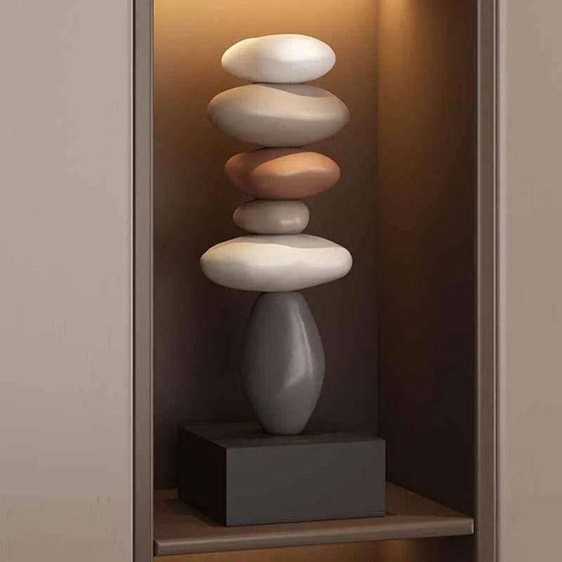 Zen Stone Stack - Aesthetic Home Decor Accent