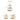 Bamboo Fruit Cake Stand Set - Elegant Wooden Dessert Plate for Snacks and Treats - DecorOfficial