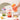 Cartoon Glass Cup with Lid & Straw - 600ml Drinkware - DecorOfficial