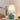 Ceramic Table Lamp - Carved Flower Design - DecorOfficial