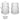 Chubby Doodle Glass Cups - Set of 4 for Hot and Cold Drinks - DecorOfficial