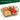 Divided Snack Tray - 6-Grid Fruit Nut Serving Dish - DecorOfficial
