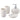 Elegant Ceramic Bathroom Set - Embossed Bath Accessories - DecorOfficial