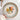 Embossed Ceramic Plate - Vertical Grain Design - DecorOfficial