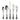Gold Silver Stainless Steel Cutlery Set - Kitchenware Tools Accessories - DecorOfficial