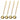 Gold Stainless Steel Coffee Spoons Set - 4 Espresso Tea Spoons - DecorOfficial