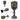Gothic Skull Wine Glass - 200ml Resin Cocktail Drinkware - DecorOfficial