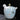 Hand Painted White Teapot - Anti-Scald Kung Fu Tea Set with Side Handle - DecorOfficial