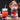 Handmade Glass Cup Set - 600ml Strawberry Cold Drink Cups with Lip Straws - DecorOfficial