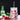Handmade Glass Cup Set - 600ml Strawberry Cold Drink Cups with Lip Straws - DecorOfficial