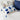 Luxe Blue Tufted Pillowcase - Embroidered Home Decor 45x45cm 30x50cm - DecorOfficial