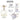Luxury Bone China Tea and Coffee Set - Elegant Gold Porcelain Pot and Cups - DecorOfficial