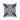 Navy White Quatrefoil Cushion Cover - 45x45cm Embroidered Pillowcase - DecorOfficial