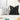 Nordic Luxury Cushion Cover - Black White Line Print 50x50cm - DecorOfficial