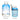 Polar Bear Water Bottle - 600ml Blue Glass Design - DecorOfficial