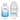 Polar Bear Water Bottle - 600ml Blue Glass Design - DecorOfficial