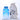 Polar Bear Water Bottle - 600ml Blue Glass Design - DecorOfficial