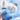 Polar Bear Water Bottle - 600ml Blue Glass Design - DecorOfficial