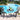 Vintage 3 Sets Outdoor Dining Table - DecorOfficial