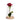 Red Rose Flower Vase - Decorative Floral Arrangement - DecorOfficial