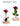 Red Rose Flower Vase - Decorative Floral Arrangement - DecorOfficial
